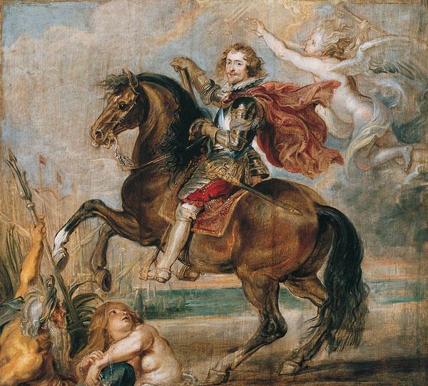 Peter Paul Rubens Equestrian Portrait of the George Villiers, oil painting picture